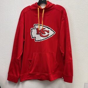 Kansas City Chiefs Red Graphic Hoodie – NFL Football Fan Gear – Size L